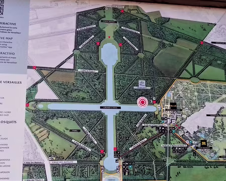 045 Plan du parc de Versailles
