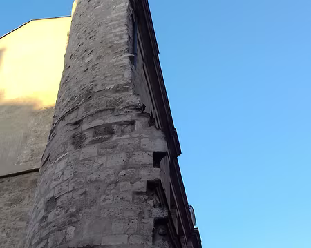 006 Vestiges de l’enceinte de Philippe Auguste (1190) dans la rue Charlemagne