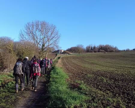 001 Départ pour une randonnée briarde de Crécy-la-Chapelle à Mortcerf, via Guérard