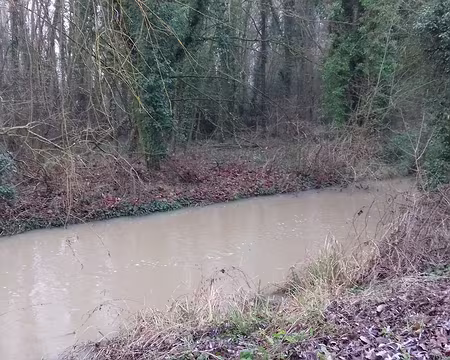 004 A proximité, la Rémarde (36 km de long), sur la commune limitrophe d’Ollainville, est un affluent de l’Orge