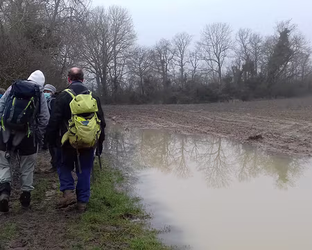 014 Grandes flaques et terrain lourd sur la Butte de Bouillon