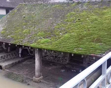 050 Ancien lavoir au bord de l’Orge à Egly. Merci Nicole et Bernard pour cette belle randonnée hivernale en Hurepoix