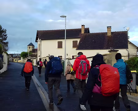 001 Départ de Veneux-les-Sablons pour une randonnée de 20 km jusqu’à Fontainebleau