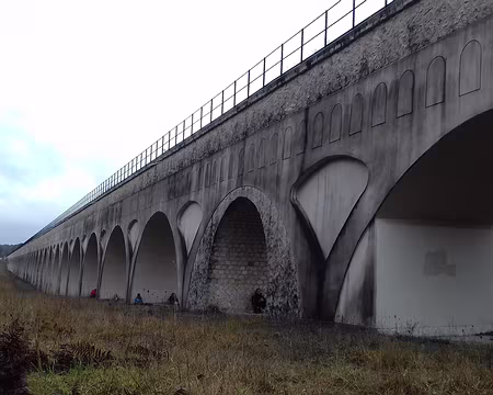 025 La partie aérienne de l’aqueduc près de la Croix du Grand Maître