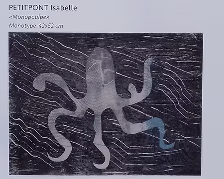 006 Une oeuvre d’Isabelle Petitpont, présentée dans le cadre de l’Exposition en plein air des artistes indépendants de Ville-d’Avray