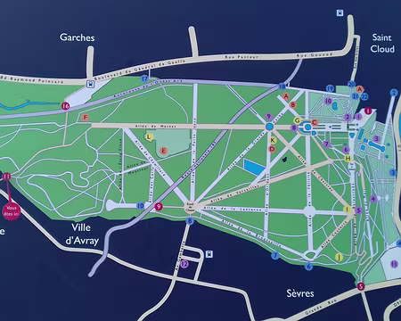 023 Plan du parc de Saint-Cloud (460 ha)