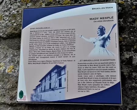 030 Mady Mesplé, une célébrité à Brueil-en-Vexin
