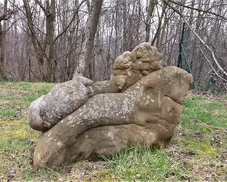 045 Bloc de grès décoratif