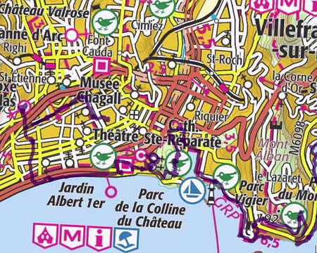 P1300100 Dimanche : visite de Nice et la côte jusqu'à Villefranche : 18 km / +400 m / - 400 m