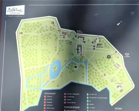 008 Le plan du domaine (98 ha)