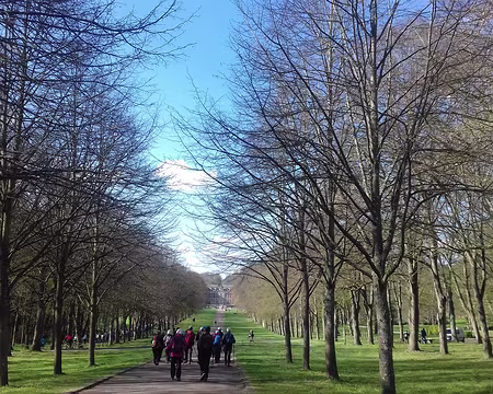 009 L’allée qui mène au château de Chamarande construit au XVIIème siècle par l’architecte Nicolas de L’Espine pour Pierre Mérault, secrétaire du roi Louis XIV