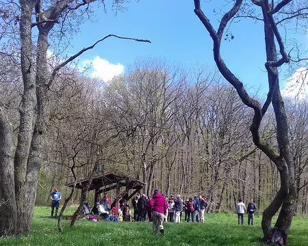 031 Accueil des différents groupes de randonneurs