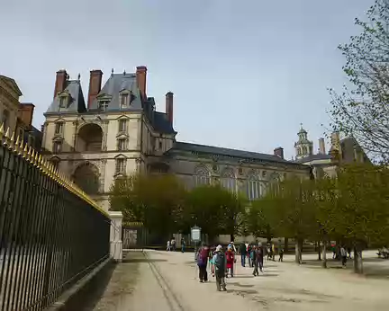 P1150090 Le château de Fontainebleau est le second plus grand château de France après celui de Versailles