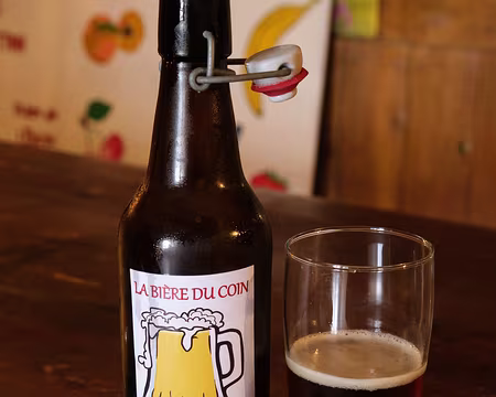 177_DSCF9182 Bière très locale - brassée dans le gîte qui nous héberge