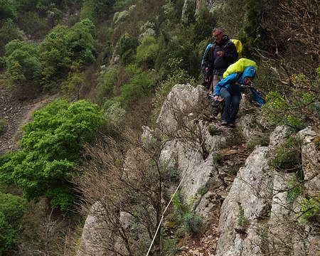 243_DSCF9645 Première « corde fixe » dont il ne faudrait pas tester la solidité
