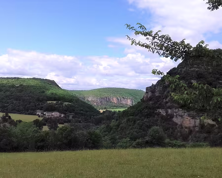 079 Les falaises calcaires des gorges de l’Aveyron