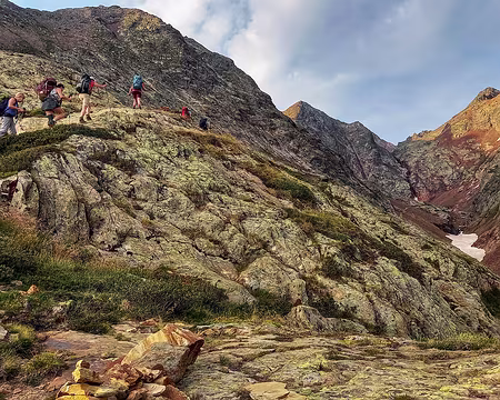 008 Montée vers le Port de Sullo 2888 m pour passer en Espagne.