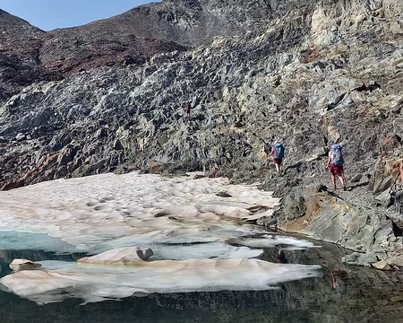 016 Montée au Col de Riuffret 2978 m. Nous choisissons de gravir la Pica d'Estats.