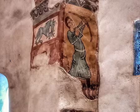 064 Peintures murales du XII ème siècle par 
