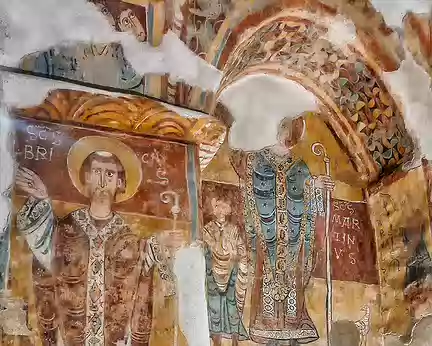066 Peintures murales du XII ème siècle par 