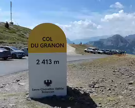 085 Le Col du Granon à 2413 m (Serre Chevalier Vallée Briançon)
