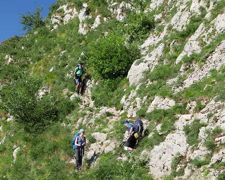 P1120752 Fin du passage cablé entre le Racapé et le Col des Aures.