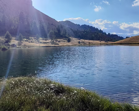 RC Queyras (17) Notre bivouac du deuxième soir au bord du lac du Lauzet