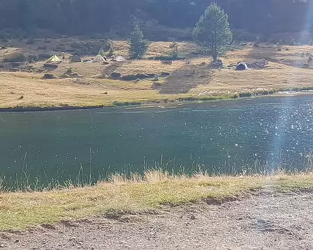 RC Queyras (18) Notre bivouac du deuxième soir au bord du lac du Lauzet