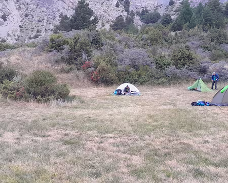 RC Queyras (29) Quatrième bivouac, près du mur des Aîttes