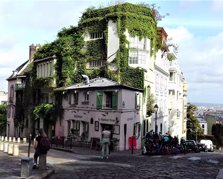 034 La Maison rose peinte par Maurice Utrillo en 1900