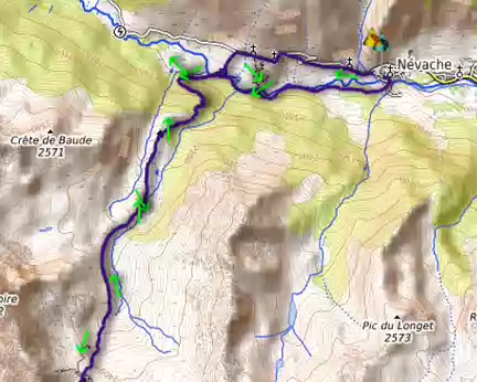 064 Mardi 25 octobre 22. Le Grand Aréa 2869 m en aller retour depuis Névache. 20 km +-1300 m.