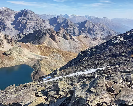 109 Au dessus du Lac Blanc et du Col du Vallon, et les Rois Mages.
