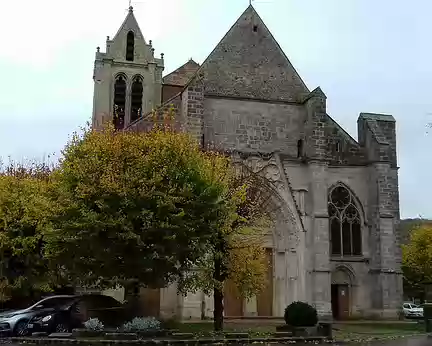 014 L’église Saint-Sulpice (1245-1315), au cœur du village de Saint-Sulpice-de-Favières, l’un des plus beaux exemples du gothique en Île de France