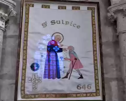 020 Sulpice le Pieux, mort en 646, était le protecteur des pauvres