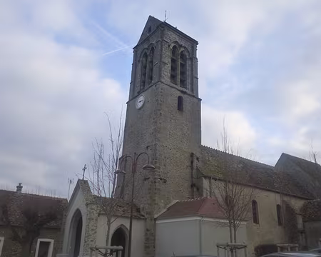 P1160267 Eglise Saint-Pierre-Saint-Paul, clocher du XIIIè s., Egly