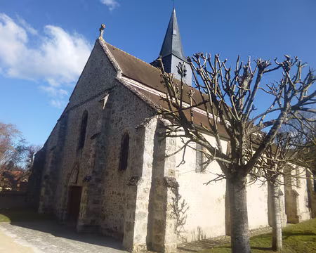 P1160313 Eglise Saint-Denis, en grès et meulières, XIIIè s., Senlisse