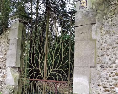 002 Portail du manoir de Montbrun – Bel-Air où Balzac séjourna en 1829