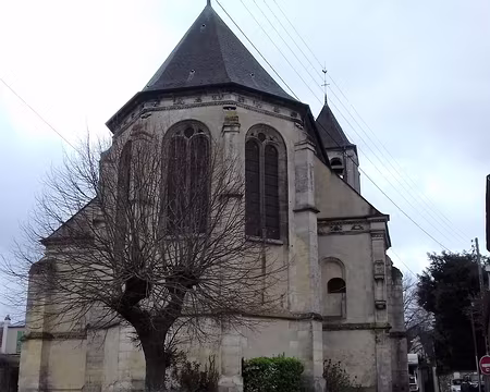 008 Le chevet de l’église de Maffliers