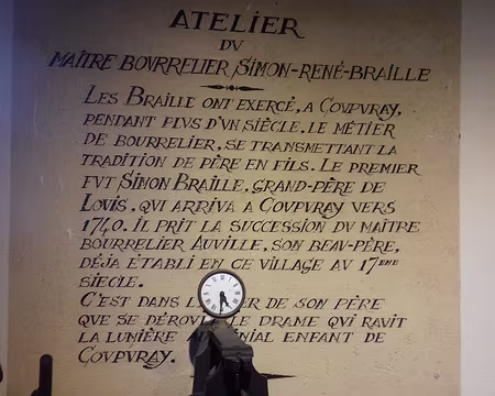 039 Le père de Louis était maitre bourrelier à Coupvray