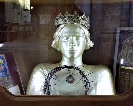 033 Buste-reliquaire de saint Louis qui venait prier à Longpont lors de ses passages à Montlhéry