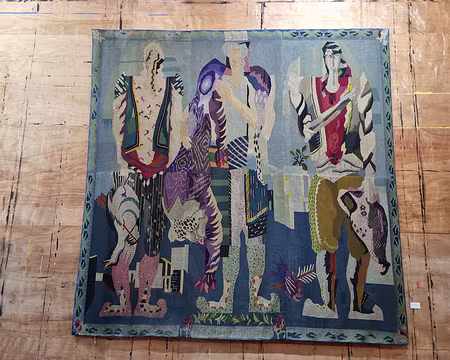 033.JPG Canevas les Hommes bleus, 1919-1924 300X300 cm