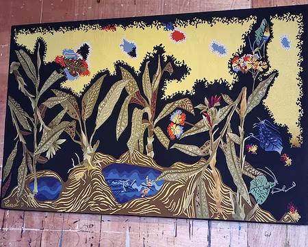 039.JPG Tapisserie Amazone Bleue, 1957 143X228 cm