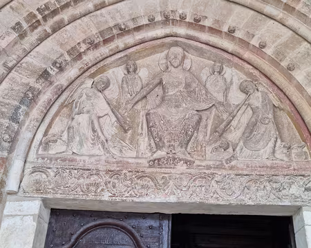 088.JPG Porche de l'église Saint-Maur de Martel