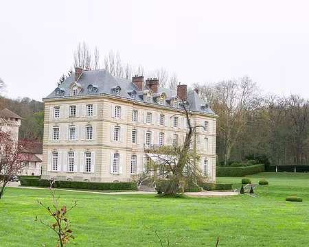 20230410-10h05m17s-P1140724-V3 Château et ancienne abbaye d'Hérivaux.