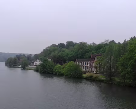 028 Traversée de la Seine à Fontaine-le-Port en direction de la forêt de Fontainebleau