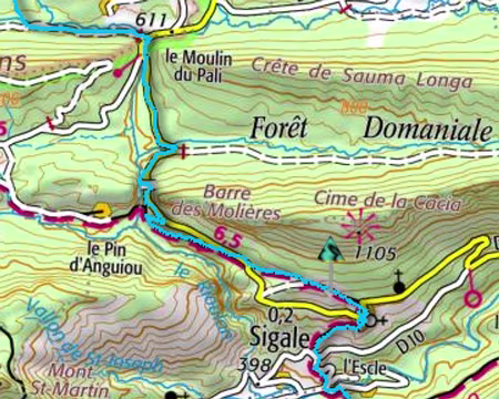 P1320993 Jour 3 : De Gréolières-les-Neiges à Saint-Pierre