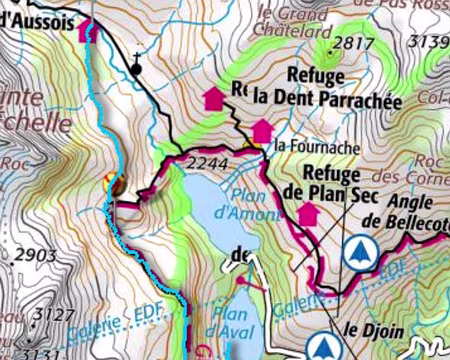 P1330137 De Aussois au refuge du Font d'Aussois par le col du Barbier (11 km / + 1000 m / - 180 m)