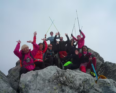 P1330220 Huit sur dix au sommet (Pointe de l'Observatoire, 3014 m)