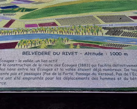 050 Le belvédère du Rivet situé à l’extrémité nord-ouest du massif du Vercors …