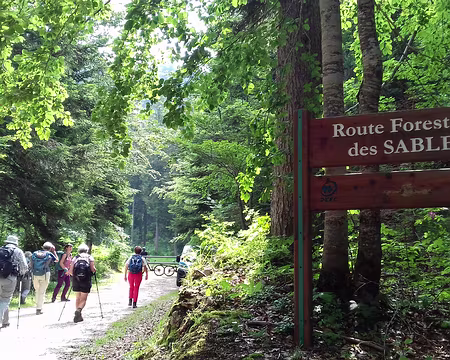 124 Départ du parking du col de Chalimont (1365 m) vers le belvédère de Château Julien
